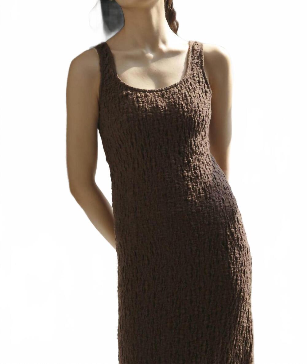 NEW MOD REF the claudia dress in chocolate brown
